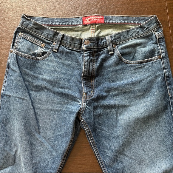 Mens Blue Straight Jeans 36 x30 - Picture 3 of 10